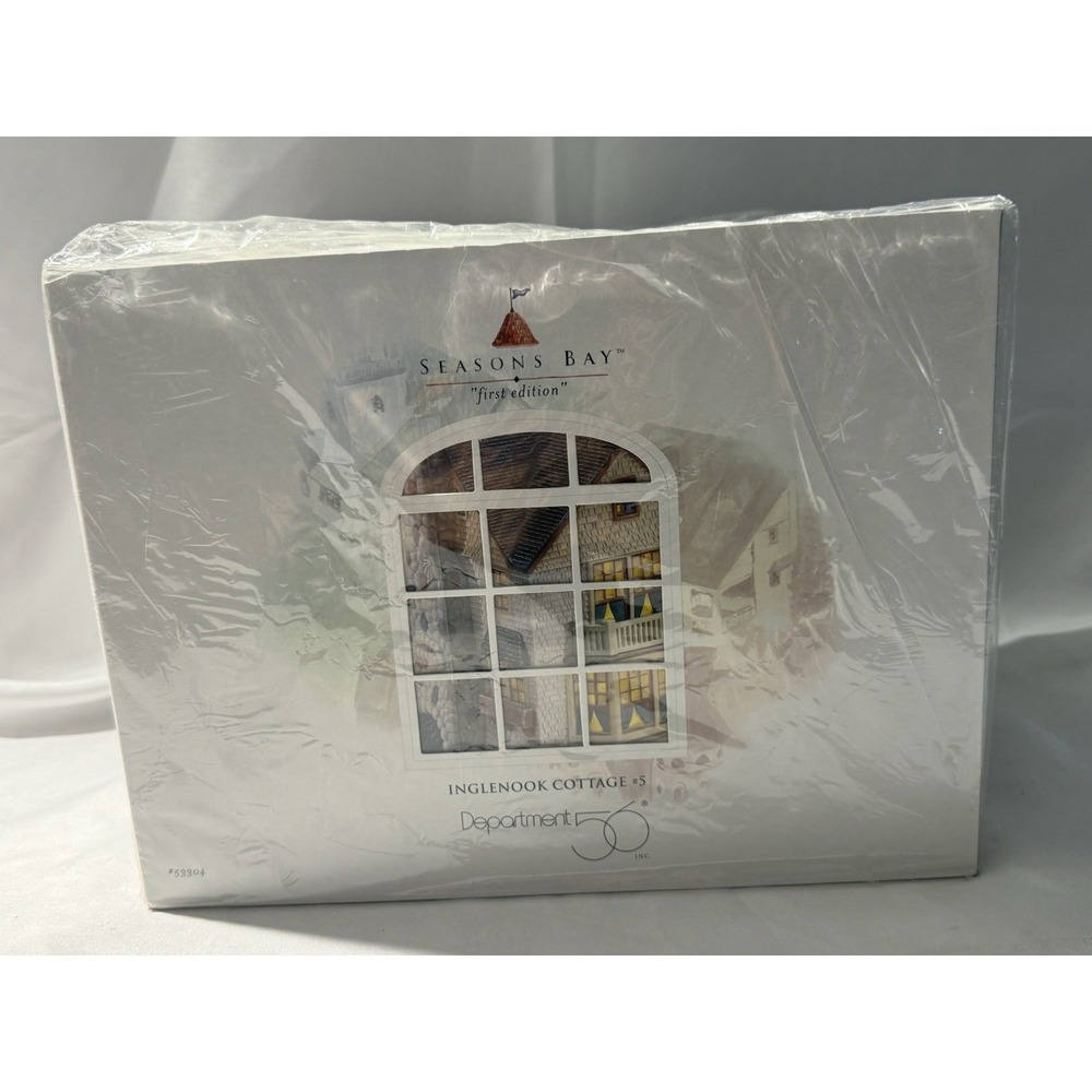 Dept 56 Seasons Bay Inglenook Cottage #5 53304 First Edition Sealed 1998